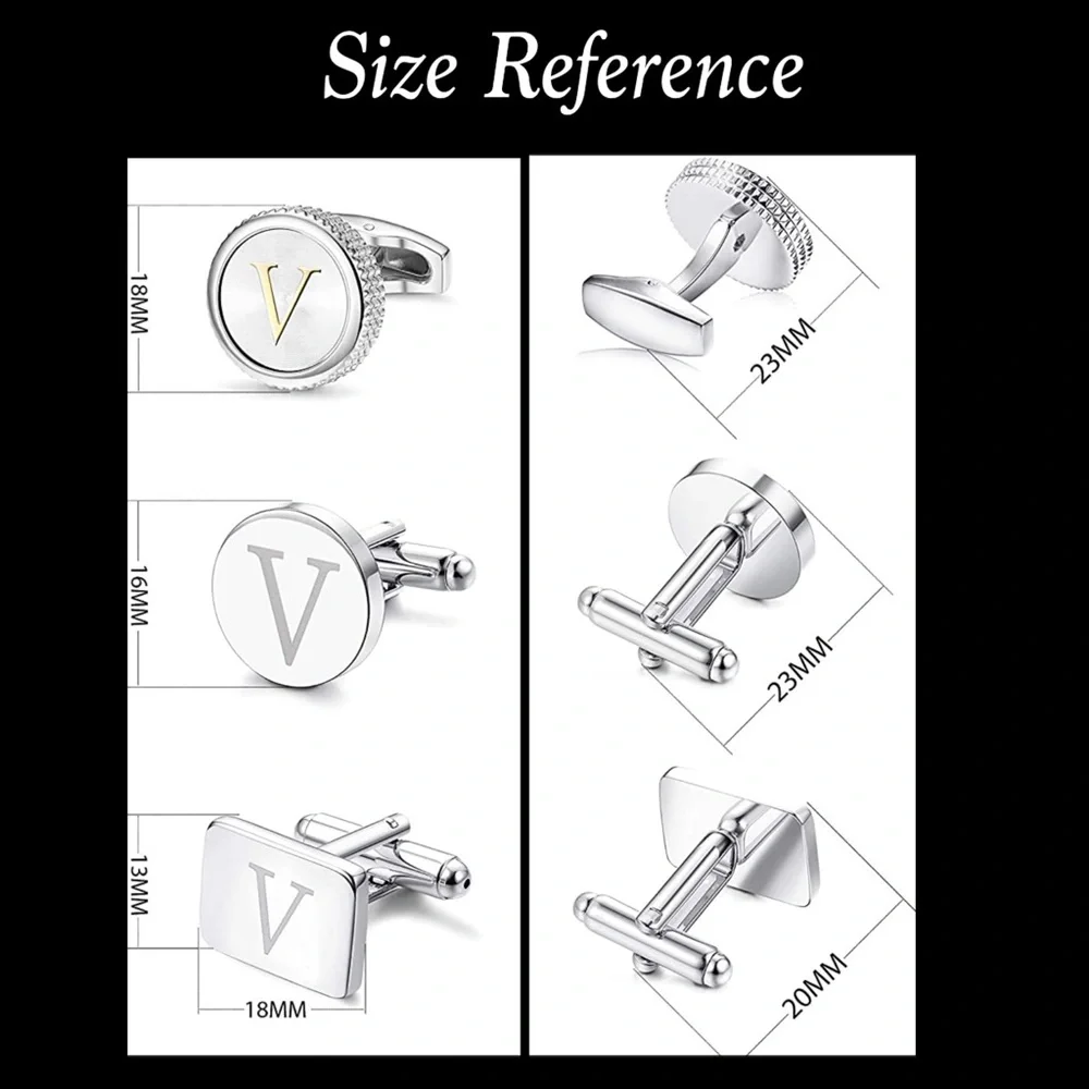 Brass Monogrammed Letter “C” Cufflinks